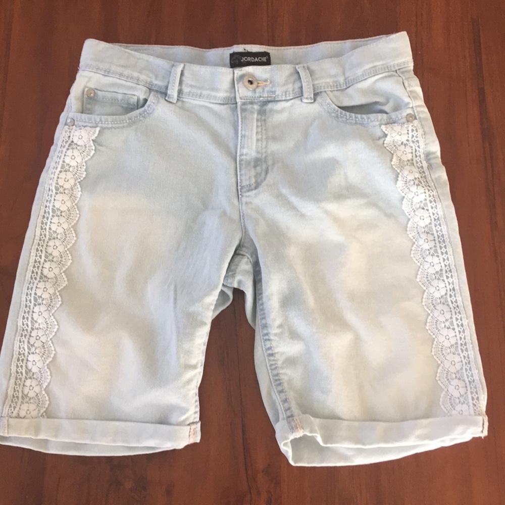 Light blue Jean shorts